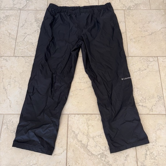 Columbia Other - Columbia Rain Pants Mens 3X 32L Black Omni-Tech Lined Waterproof Hiking Outdoor